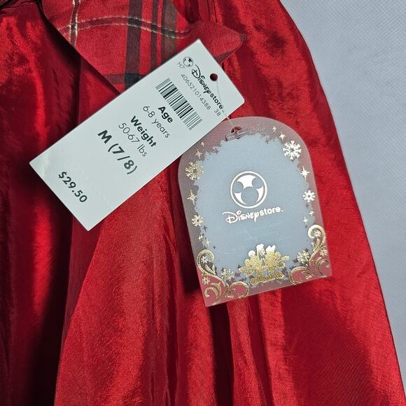 Disney Store Little Girl's Red Holiday Skirt NWT Size M 7/8 - Picture 3 of 9